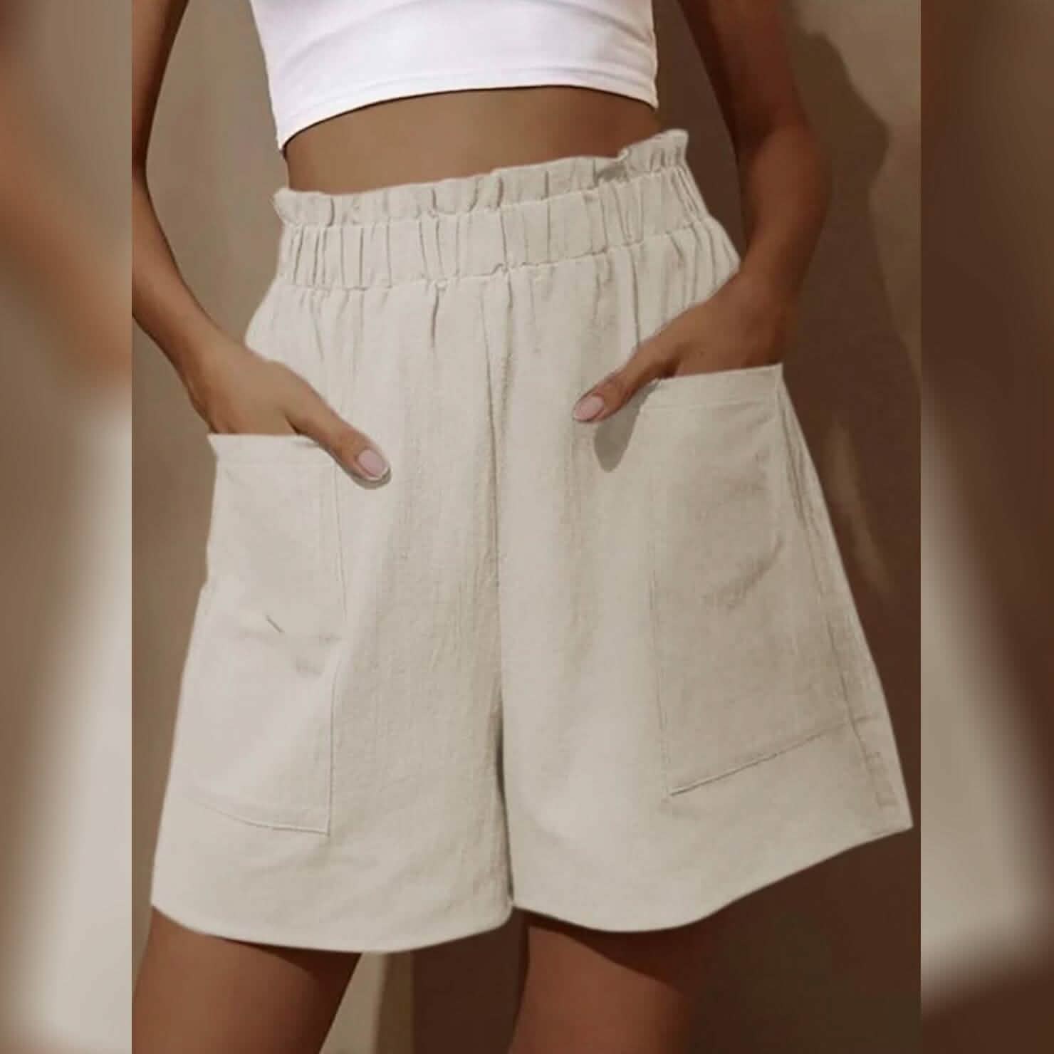 Women's Basic Essential Casual/Sporty Wide Leg Bermuda Shorts