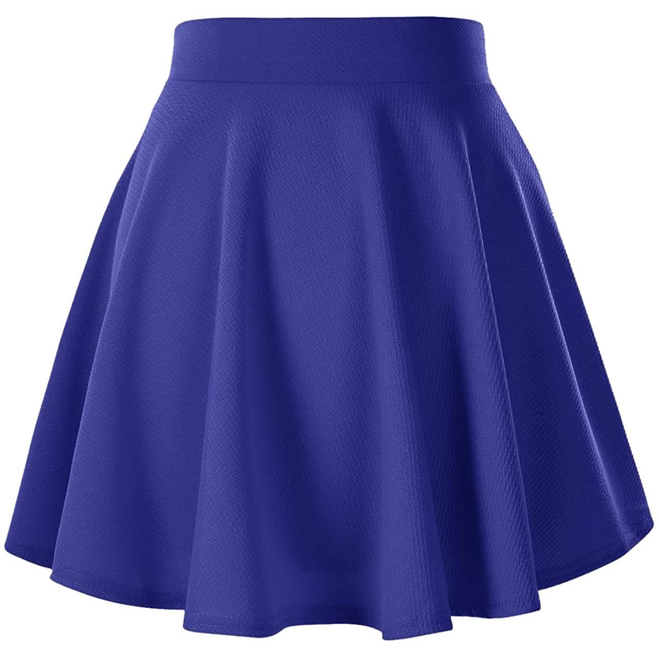 Women's Basic Versatile Flared Mini Skater Skirt