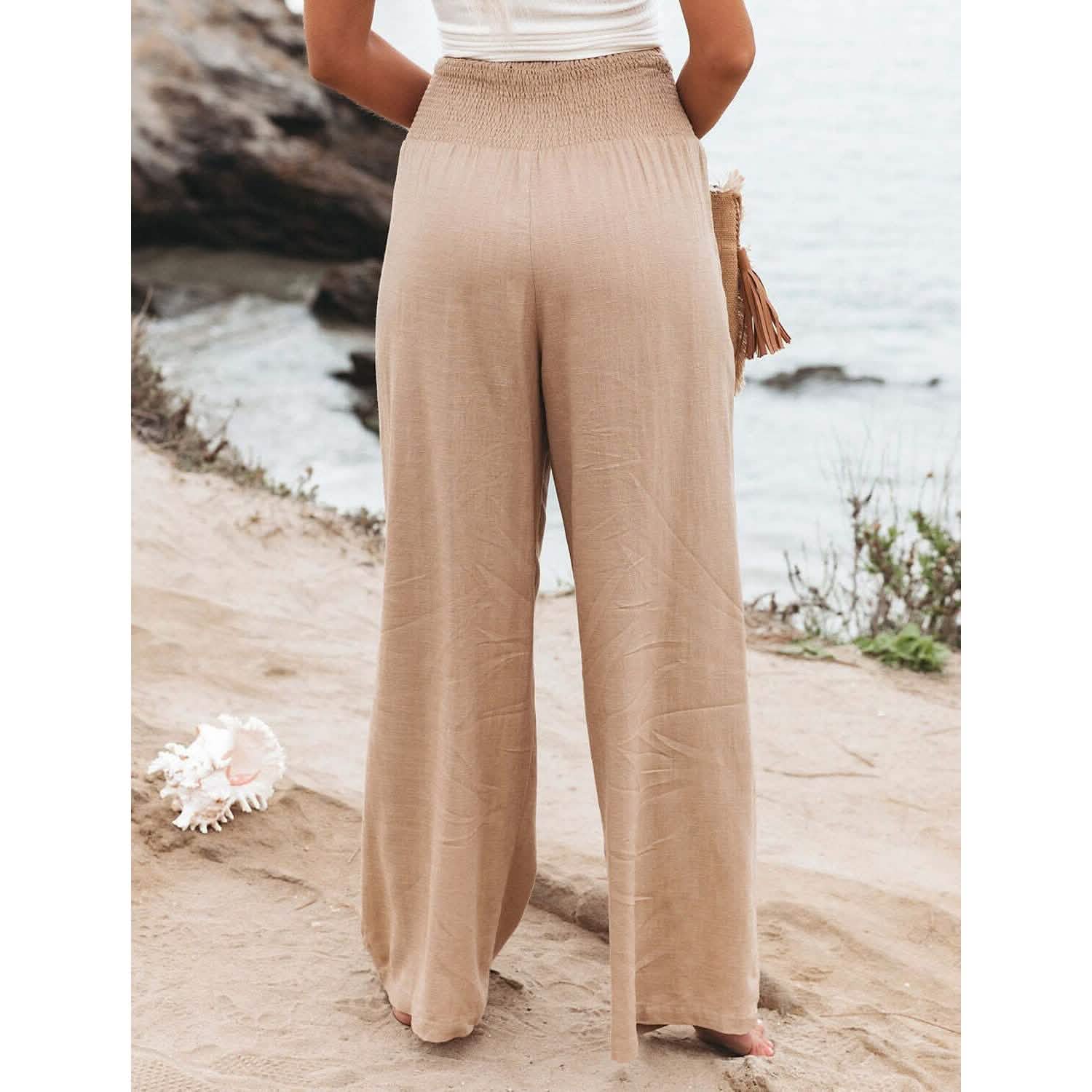 Women's High Waist Loose Wide Leg Pants
