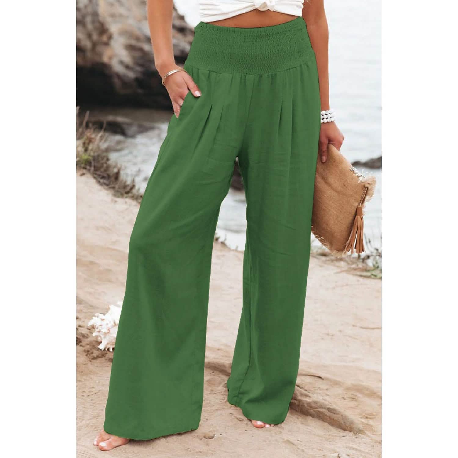 Women's High Waist Loose Wide Leg Pants