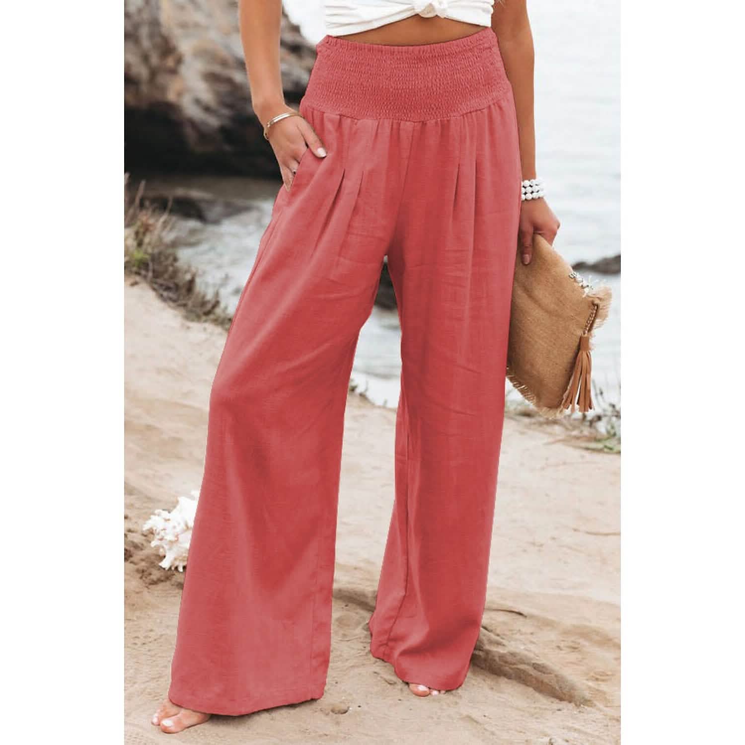 Women's High Waist Loose Wide Leg Pants